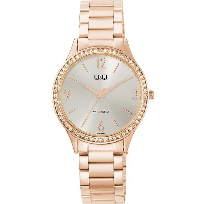 Q75B Reloj QQ para mujer pulsera de Metal