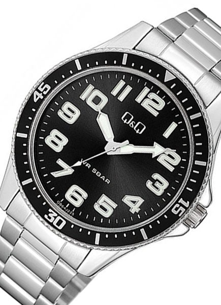 QB64J Reloj QQ para hombre pulsera de Metal