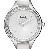 QB73J Reloj QQ Análogo para Mujer Pulsera de Piel