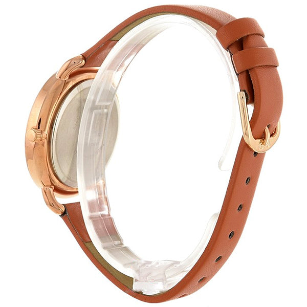 QC27J Reloj QQ Análogo para Mujer Pulsera de Piel