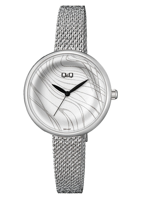 QZ41J Reloj QQ Análogo para Señorita Pulsera Mesh