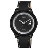 QZ42J QQ Reloj para Hombre Pulsera de Cuero Análogo