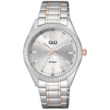 QZ48J Reloj QQ Análogo para Caballero Pulsera de Acero Inoxidable