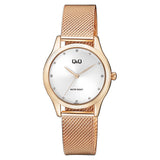 QZ51J Reloj QQ Análogo para Mujer Pulsera Mesh