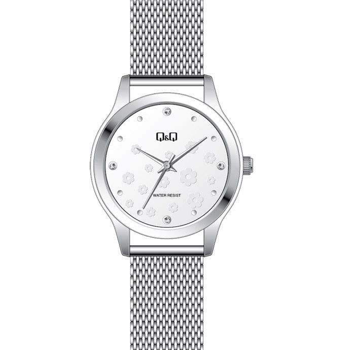 QZ51J Reloj QQ Análogo para Mujer Pulsera Mesh