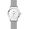 QZ51J Reloj QQ Análogo para Mujer Pulsera Mesh