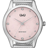 QZ51J Reloj QQ Análogo para Mujer Pulsera Mesh