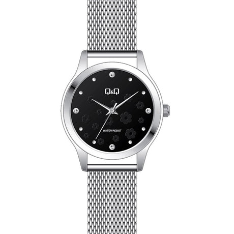 QZ51J Reloj QQ Análogo para Mujer Pulsera Mesh