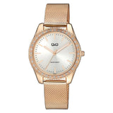 QZ59J Reloj QQ Análogo para Mujer Pulsera Mesh