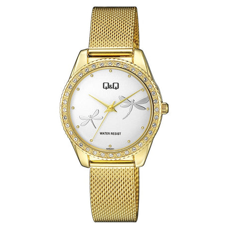 QZ59J Reloj QQ Análogo para Mujer Pulsera Mesh