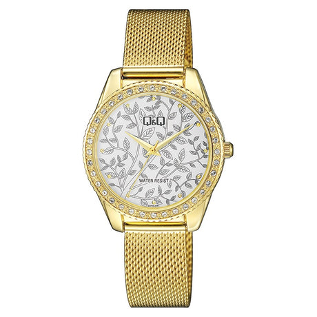 QZ59J Reloj QQ Análogo para Mujer Pulsera Mesh