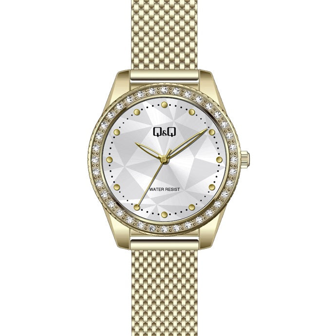 QZ59J Reloj QQ Análogo para Mujer Pulsera Mesh