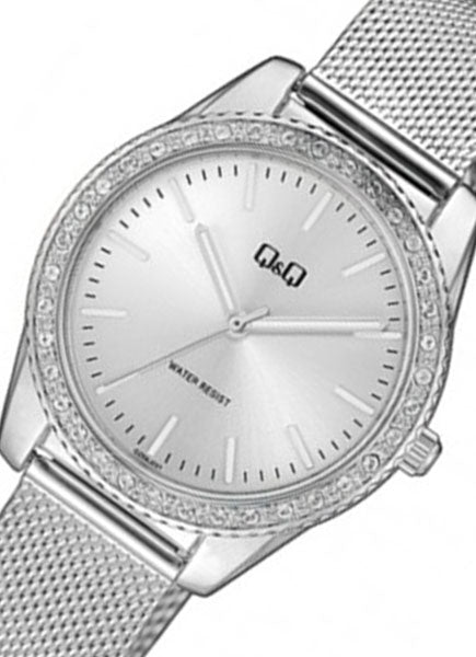 QZ59J Reloj QQ Análogo para Mujer Pulsera Mesh