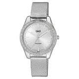 QZ59J Reloj QQ Análogo para Mujer Pulsera Mesh