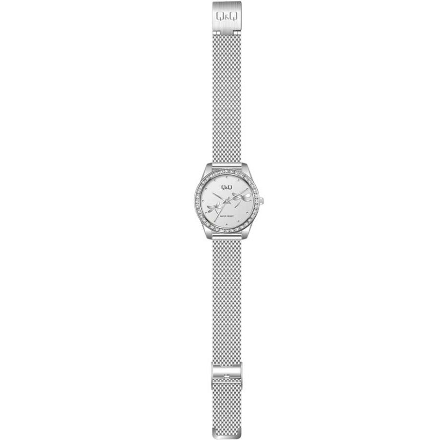 QZ59J Reloj QQ Análogo para Mujer Pulsera Mesh