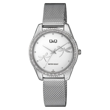 QZ59J Reloj QQ Análogo para Mujer Pulsera Mesh