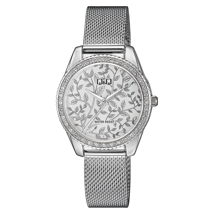 QZ59J Reloj QQ Análogo para Mujer Pulsera Mesh