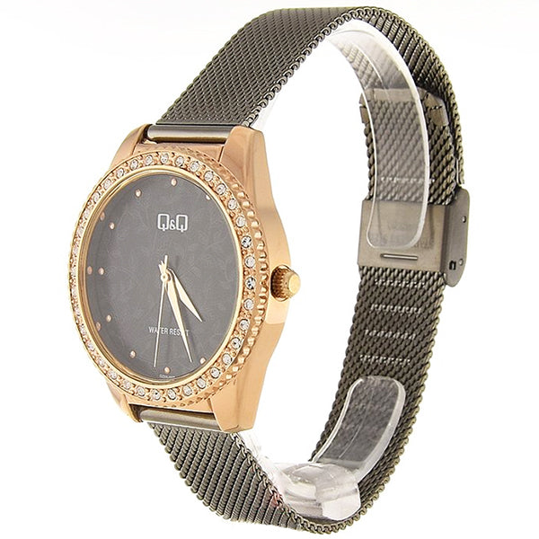 QZ59J Reloj QQ Análogo para Mujer Pulsera Mesh