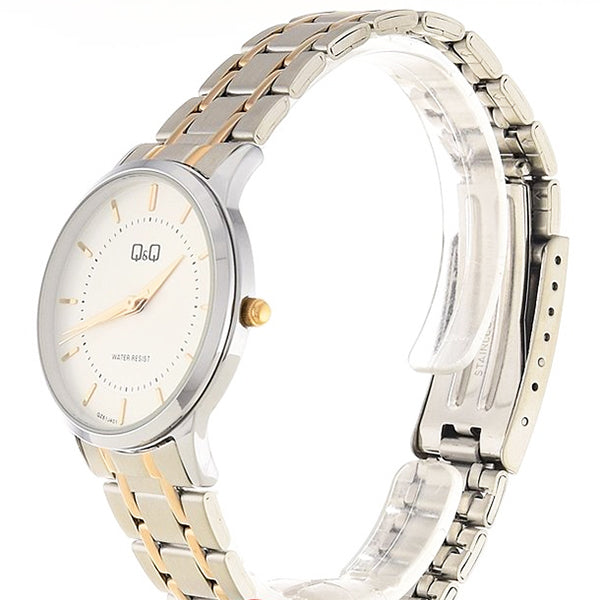 QZ61J Reloj QQ Análogo para Mujer Pulsera de Metal