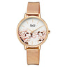 QZ67J Reloj QQ Análogo para Dama Pulsera Mesh