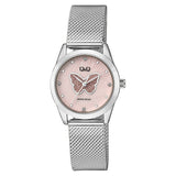 QZ93J Reloj QQ Análogo para Mujer Pulsera Mesh