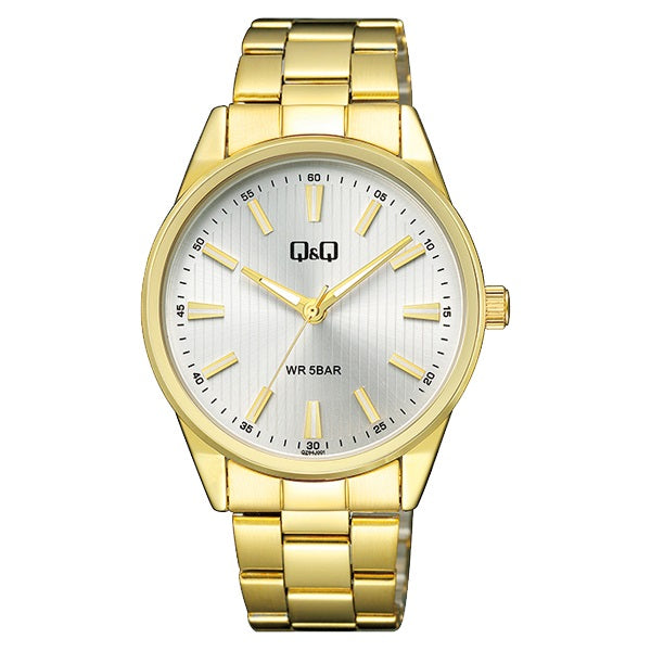 QZ94J Reloj QQ Análogo para Caballero Pulsera de Acero Inoxidable