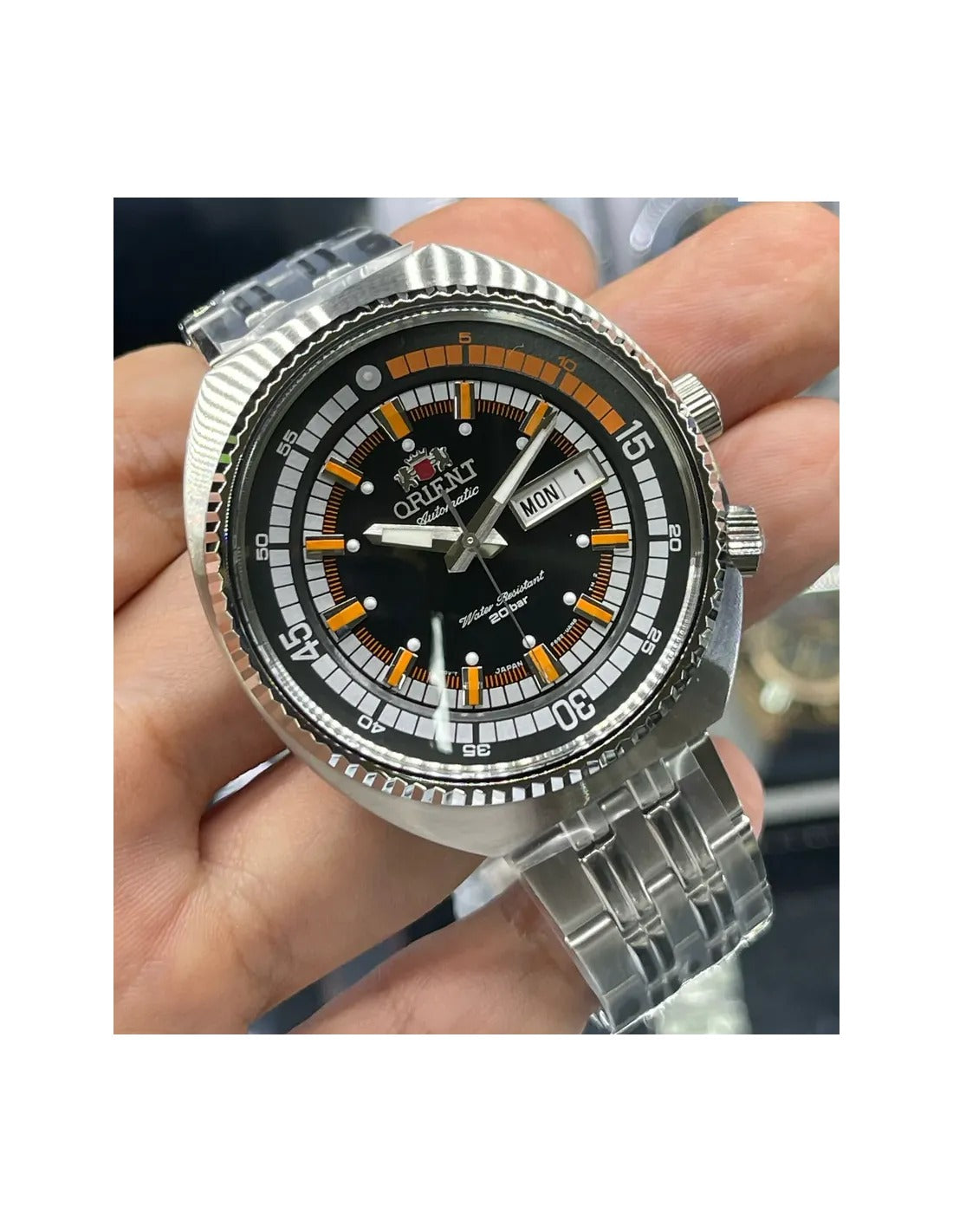 RA-AA0E05B Orient Neo Classic Sports Automático Reloj De Hombre Correa de Acero Inoxidable