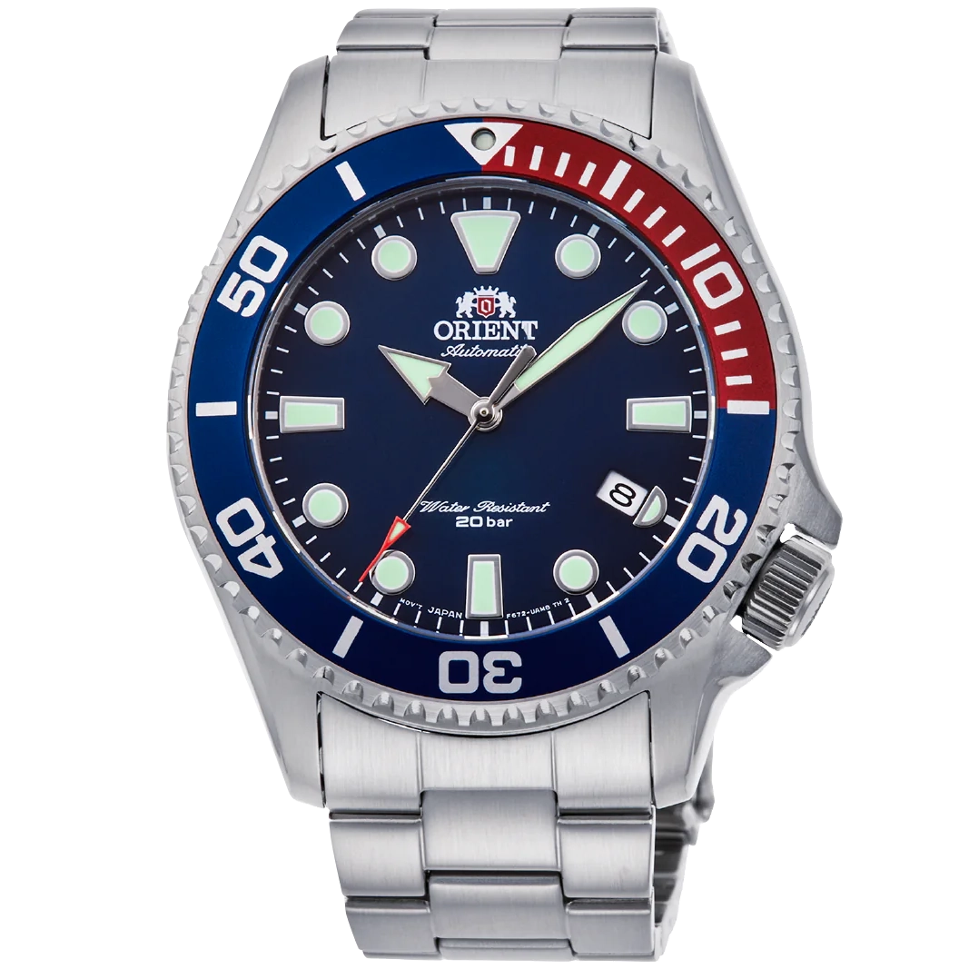 RA-AC0K03L Reloj Orient Triton de caballero pulsera de metal