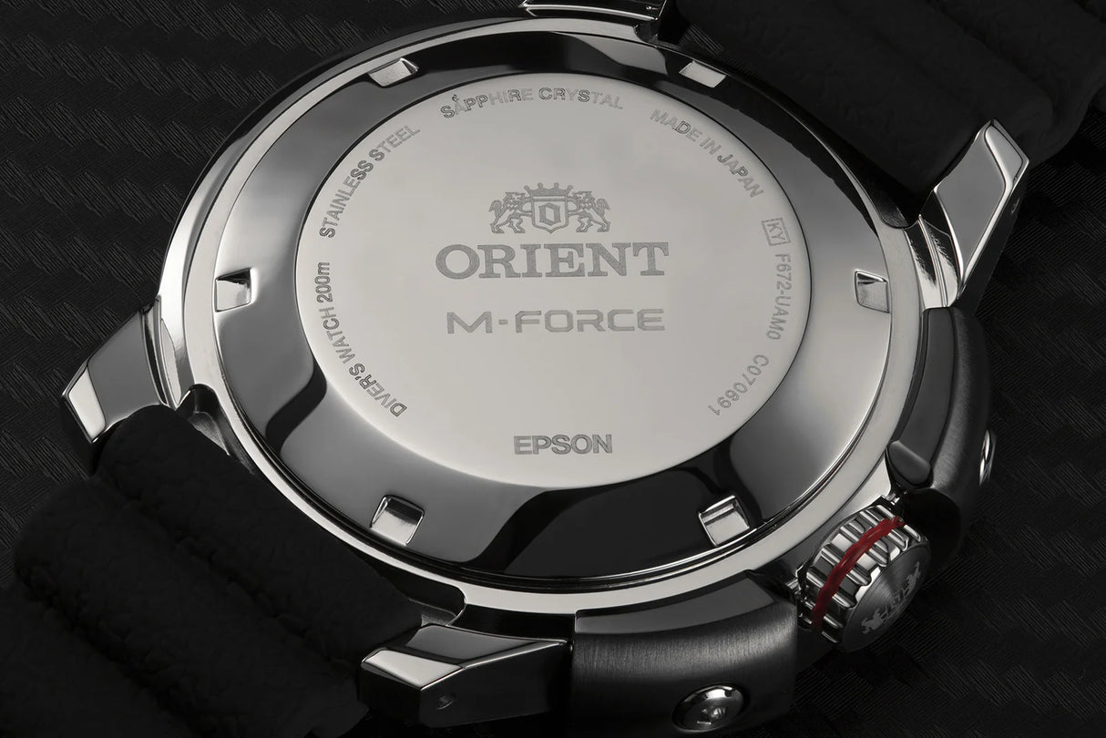 RA-AC0L04L Reloj Orient M-Force de hombre pulsera de caucho