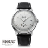 RA-AC0M16S Reloj Orient Bambino Snoopy 75 aniversario de hombre banda de piel