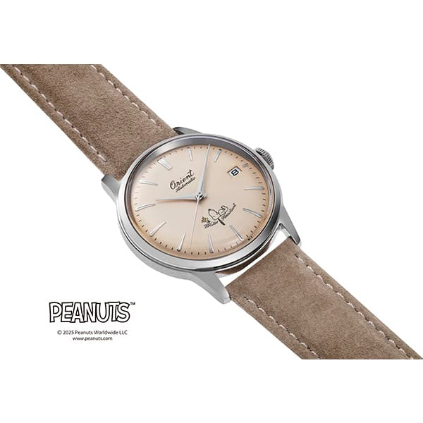 RA-AC0M17G Reloj Bambino x Snoopy de hombre correa de cuero 38 mm