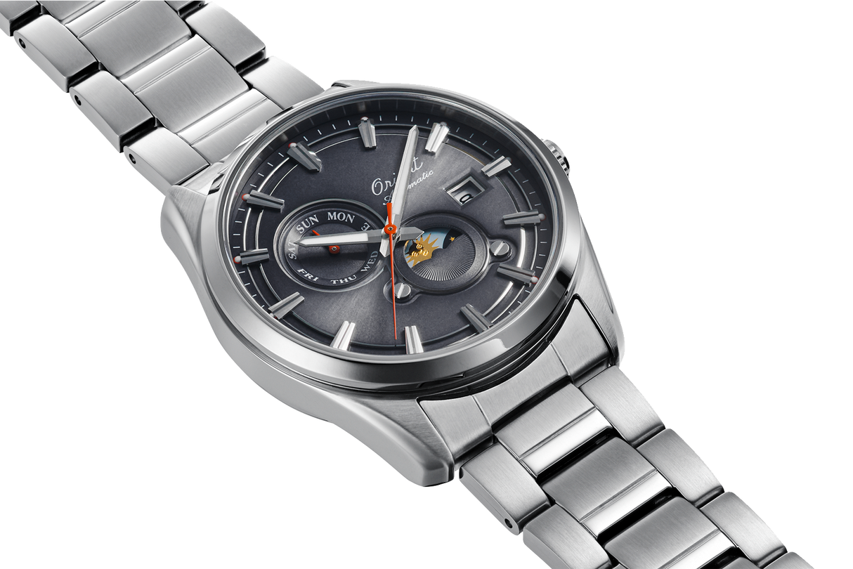 RA-AK0311N Reloj Orient de hombre pulsera de metal 75th Aniversario