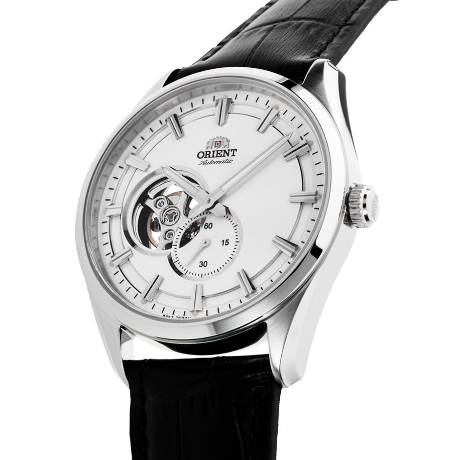 RA-AR0004S Reloj Orient Semi Skeleton de hombre correa de metal