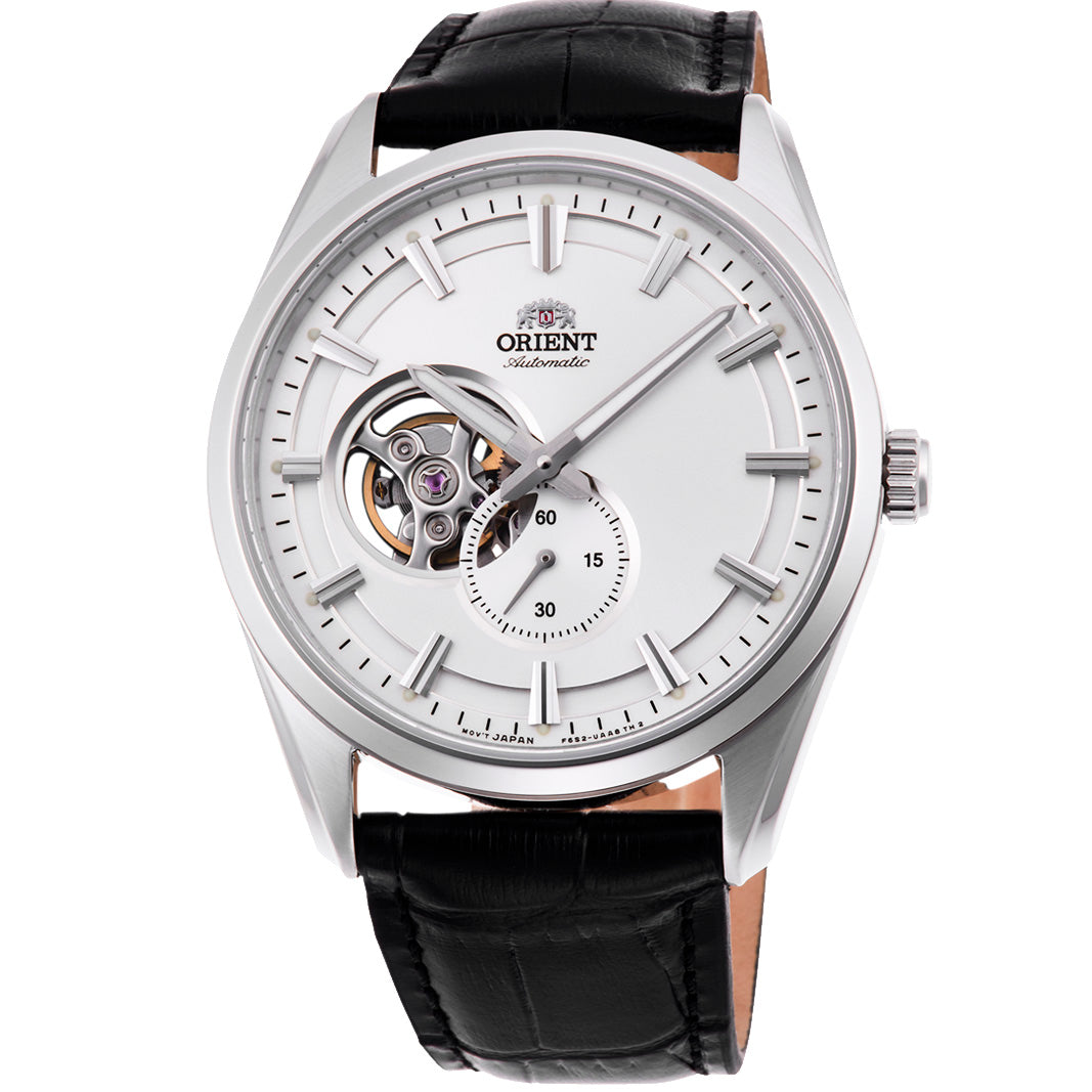 RA-AR0004S Reloj Orient Semi Skeleton de hombre correa de metal