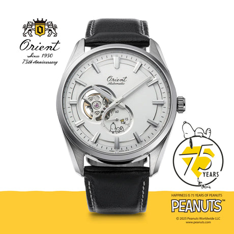 RA-AR0011S Reloj Orient Peanuts 75th Anniversary Corazón Abierto de hombre pulsera de piel
