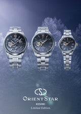 RE-AT0021L Reloj Orient Star Semi Skeleton de hombre correa de metal