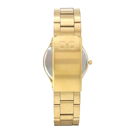 S278J Reloj QQ Análogo para Hombre Pulsera de Acero Inoxidable