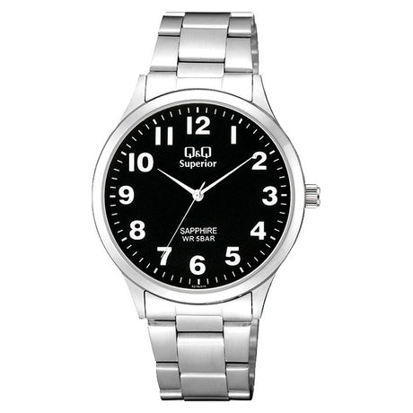 S278J Reloj QQ Análogo para Hombre Correa de Metal