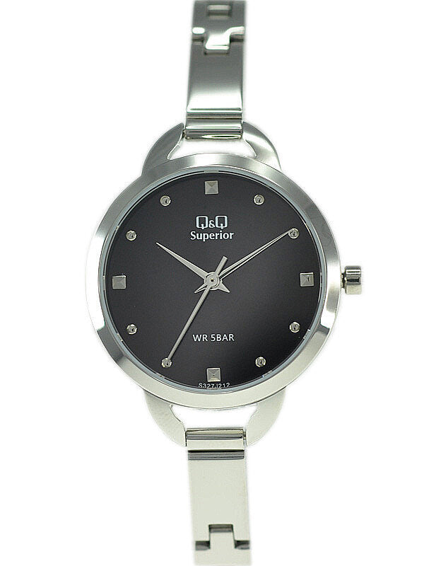 S327J Reloj QQ Análogo para Mujer Pulsera de Metal