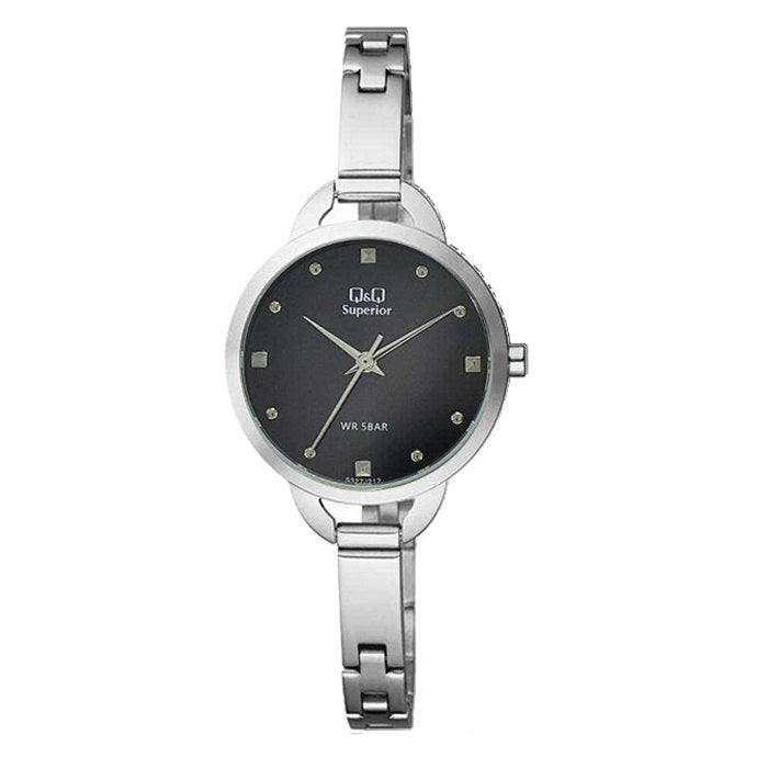 S327J Reloj QQ Análogo para Mujer Pulsera de Metal