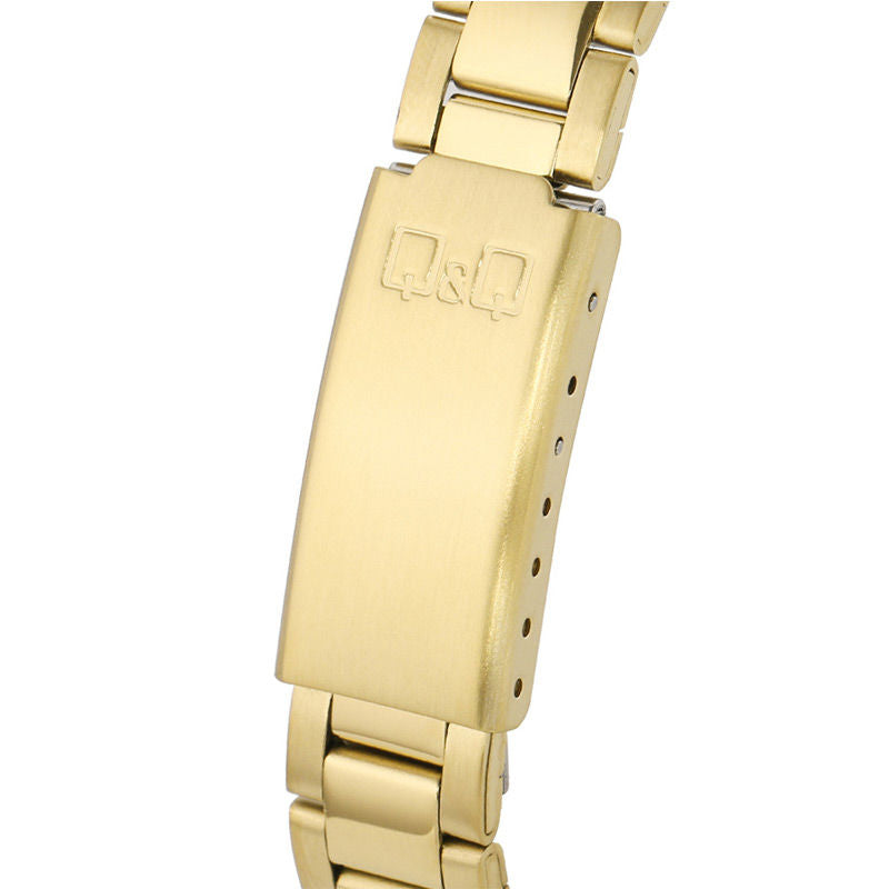 S393J Reloj QQ Análogo para Mujer Pulsera de Metal