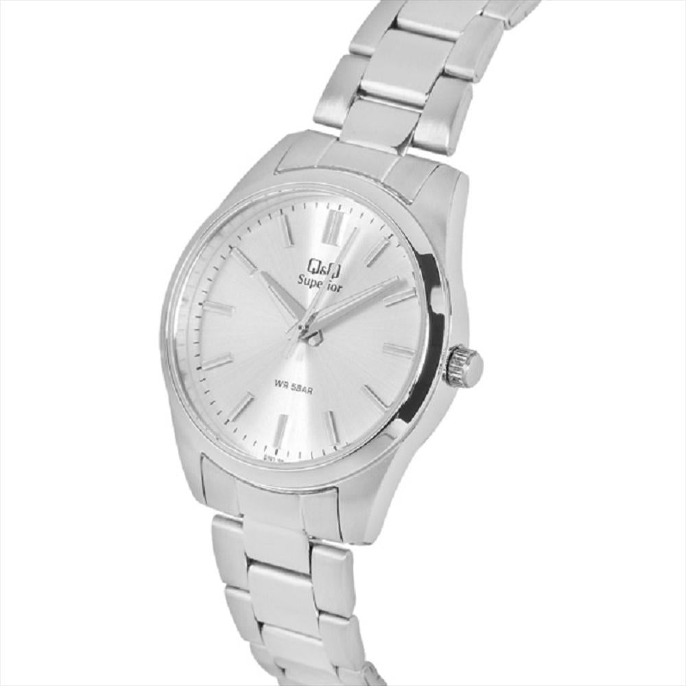 S393J Reloj QQ Análogo para Mujer Pulsera de Metal