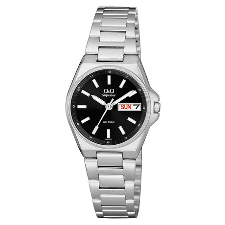 S397J Reloj QQ Análogo para Mujer Pulsera de Metal