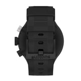 SB02B404 Reloj Swatch Chequered Silver de hombre correa de silicona 47 mm