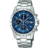 SBTQ071  Reloj Seiko para caballero Dial Azul pulsera de Metal