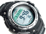 SGW-100 Reloj Casio para Hombre Pulsera de Caucho Digital Twin Sensor Illuminator