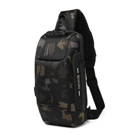 Mochila Bandolera Antirrobo Ozuko Unisex Modelo 9223L