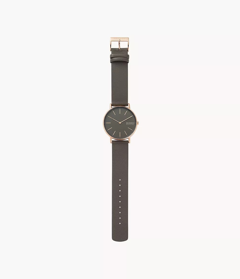 SKW2794 Reloj Skagen para dama pulsera de cuero