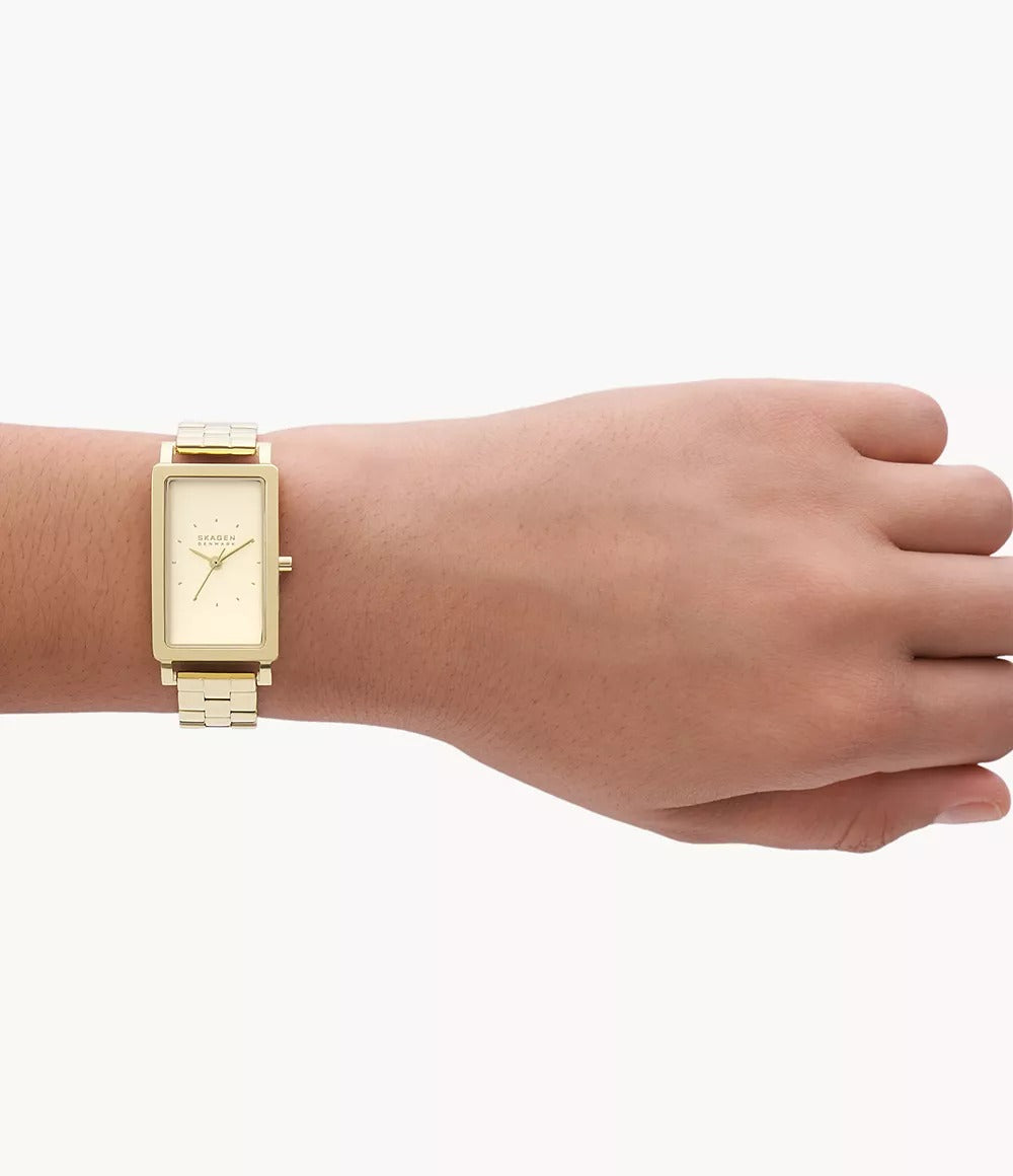 SKW3098 Reloj Skagen para mujer pulsera de metal cuadrado