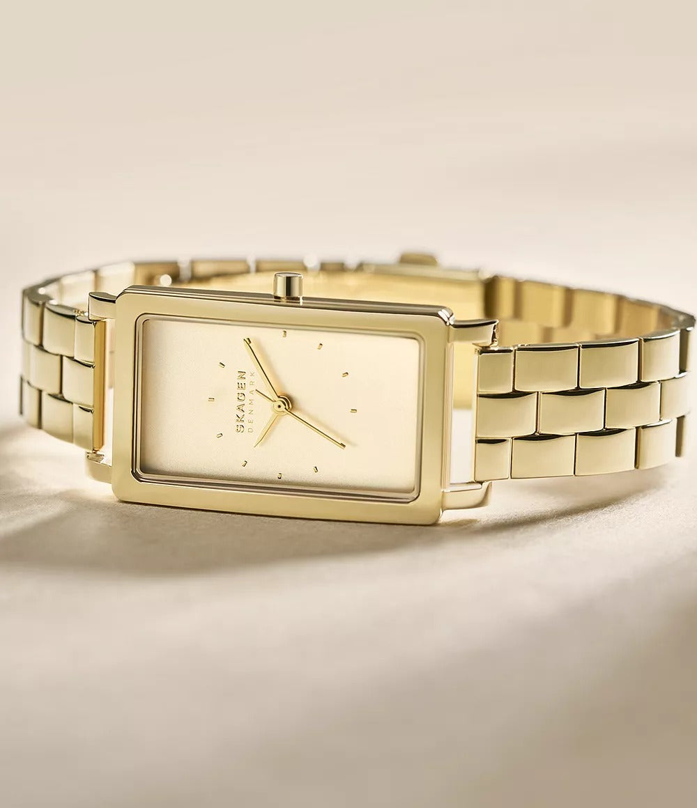 SKW3098 Reloj Skagen para mujer pulsera de metal cuadrado